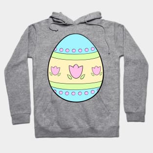 Pastel Tulips Easter Egg Hoodie